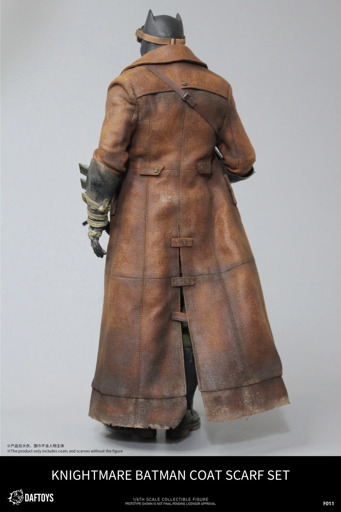 Daftoys F011 Trench Coat with Scarf 1/6 Scale - Image 3