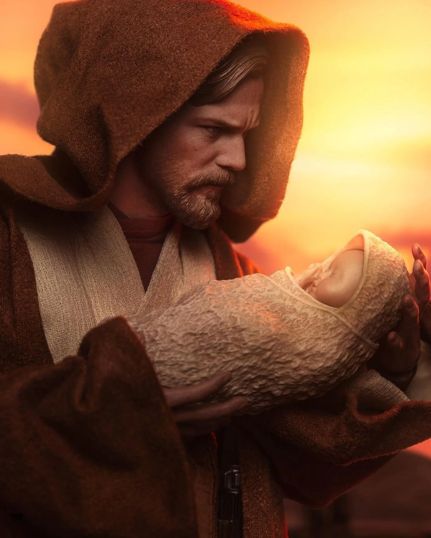 Hot toys MMS478 Star Wars Obi Wan Kenobi deluxe - Image 3