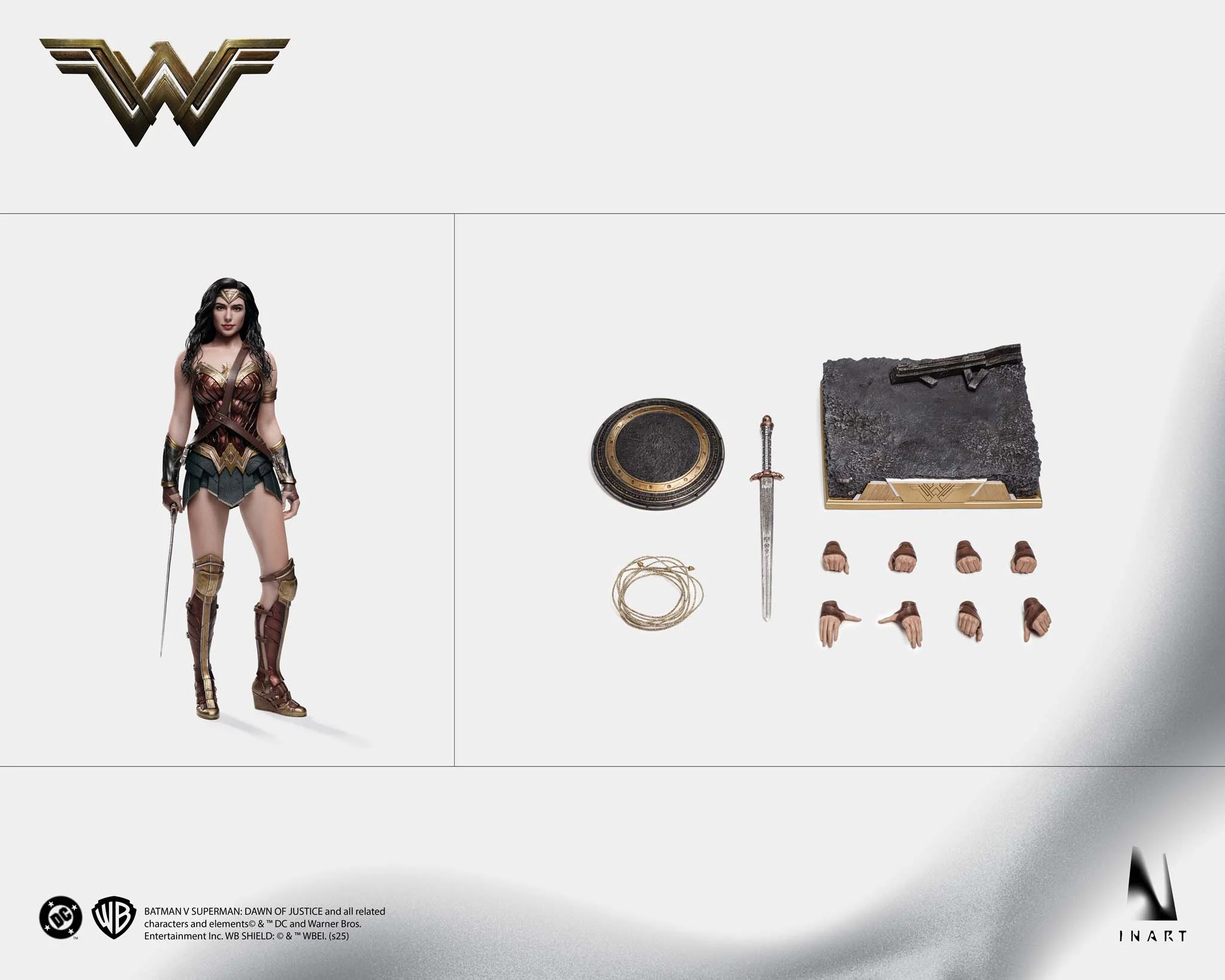 Preorder! INART Batman v Superman: Dawn of Justice Wonder Woman 1/6 scale Collectible Figure - Image 19