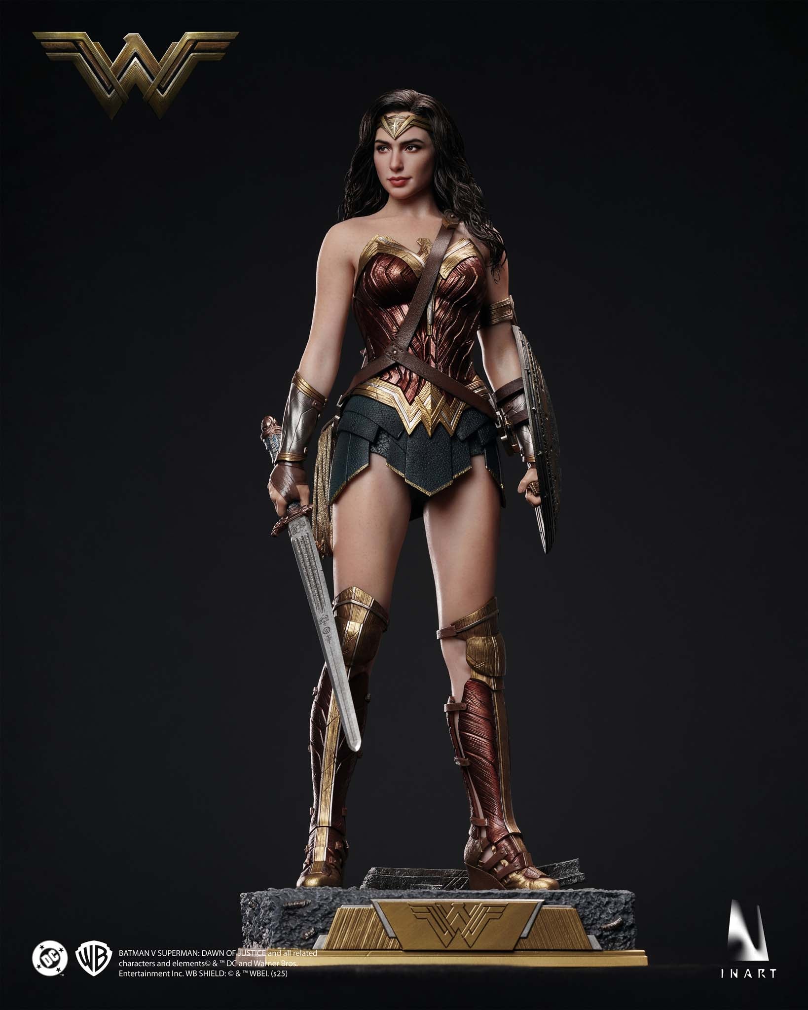 Preorder! INART Batman v Superman: Dawn of Justice Wonder Woman 1/6 scale Collectible Figure - Image 6