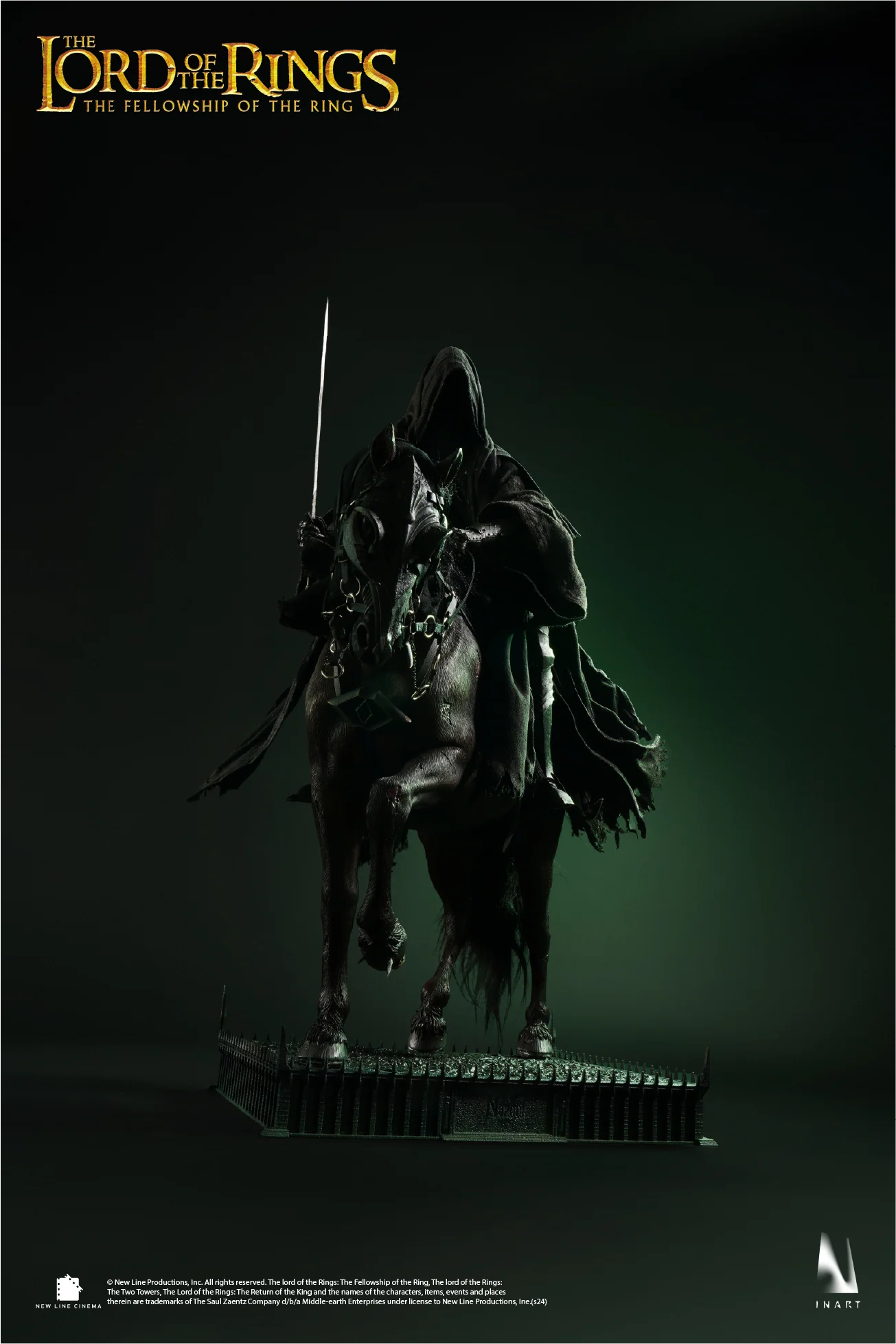 INART The Lord of the Rings: The Fellowship of the Ring Nazgûl 1/6 Collectible Figure Deluxe Version - Image 3