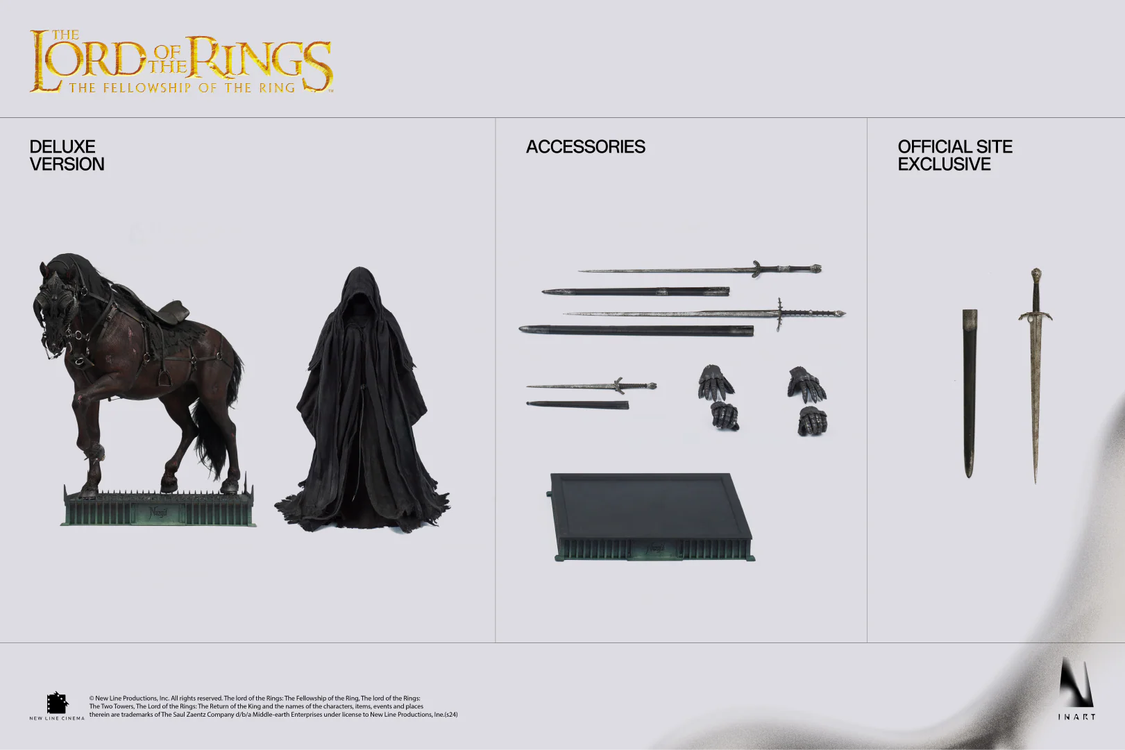 INART The Lord of the Rings: The Fellowship of the Ring Nazgûl 1/6 Collectible Figure Deluxe Version - Image 31