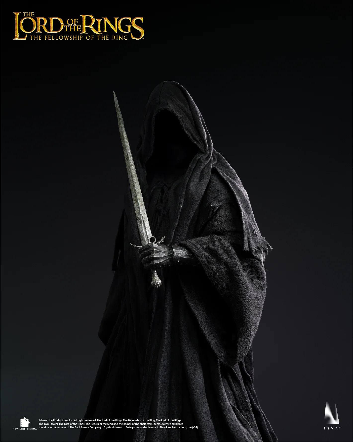 INART The Lord of the Rings: The Fellowship of the Ring Nazgûl 1/6 Collectible Figure Deluxe Version - Image 4