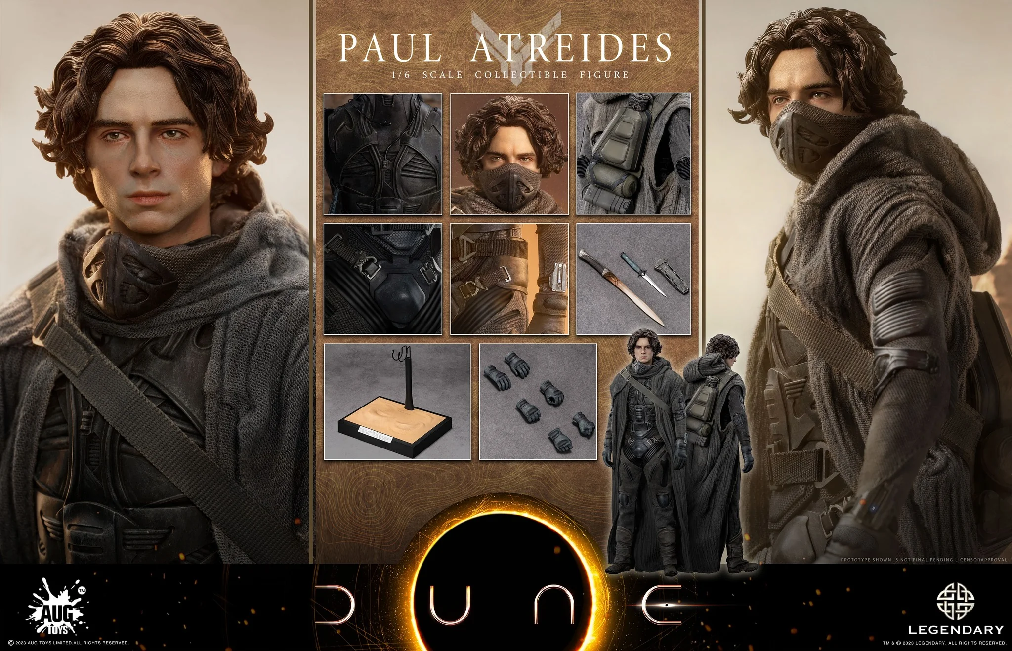 Aug Toys DL003 1/6 Dune - Paul Atreides (Distillation Suit) Collectible Figure - Image 13