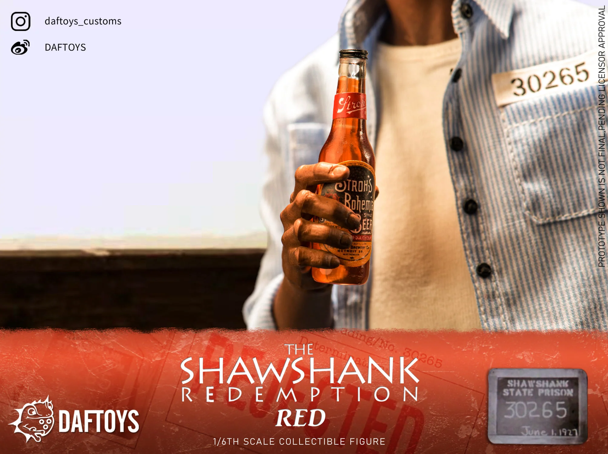 Daftoys F020 The Shawshank Redemption Ellis Boyd Redding (Red) 1/6 figure set - Image 17