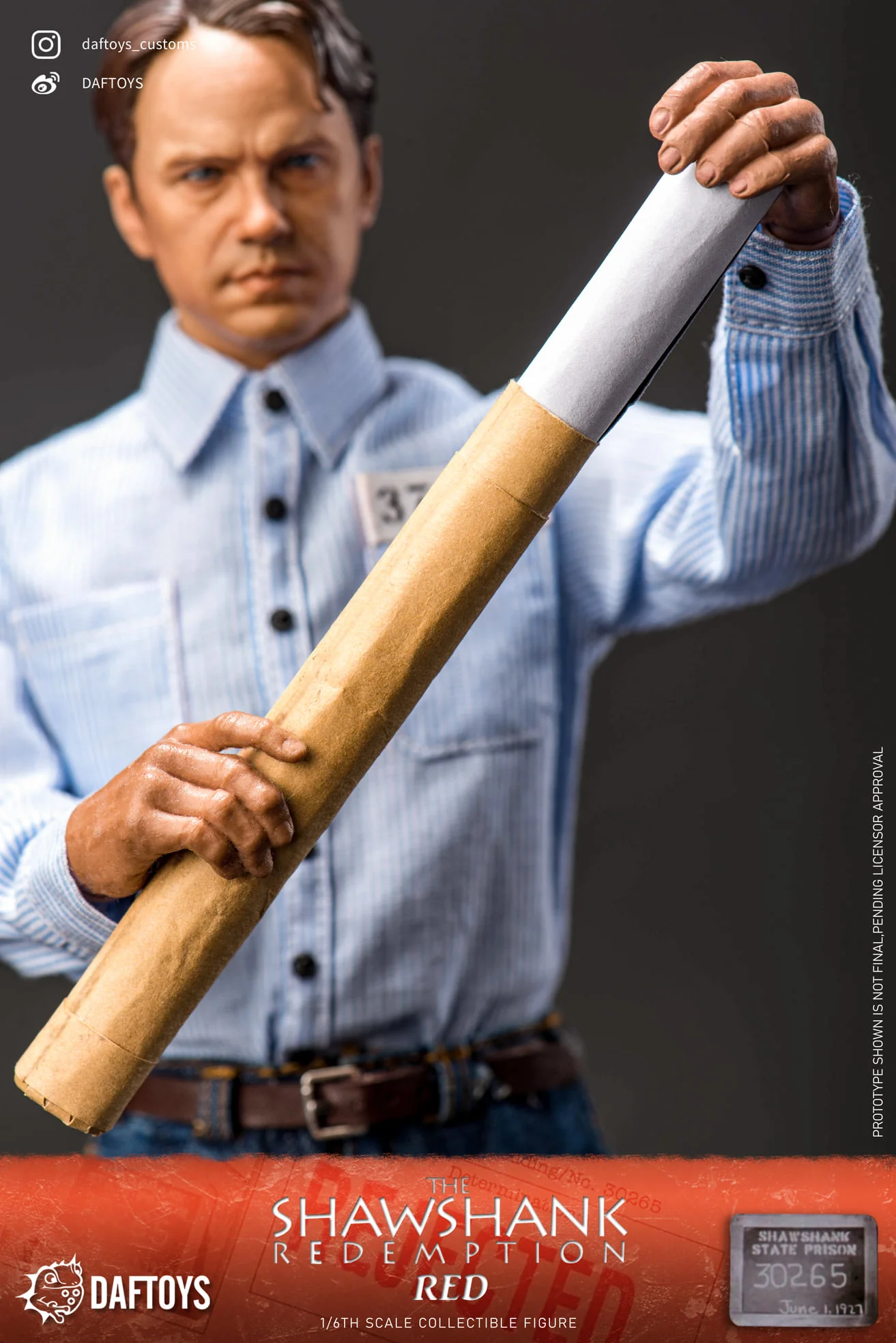 Daftoys F020 The Shawshank Redemption Ellis Boyd Redding (Red) 1/6 figure set - Image 4