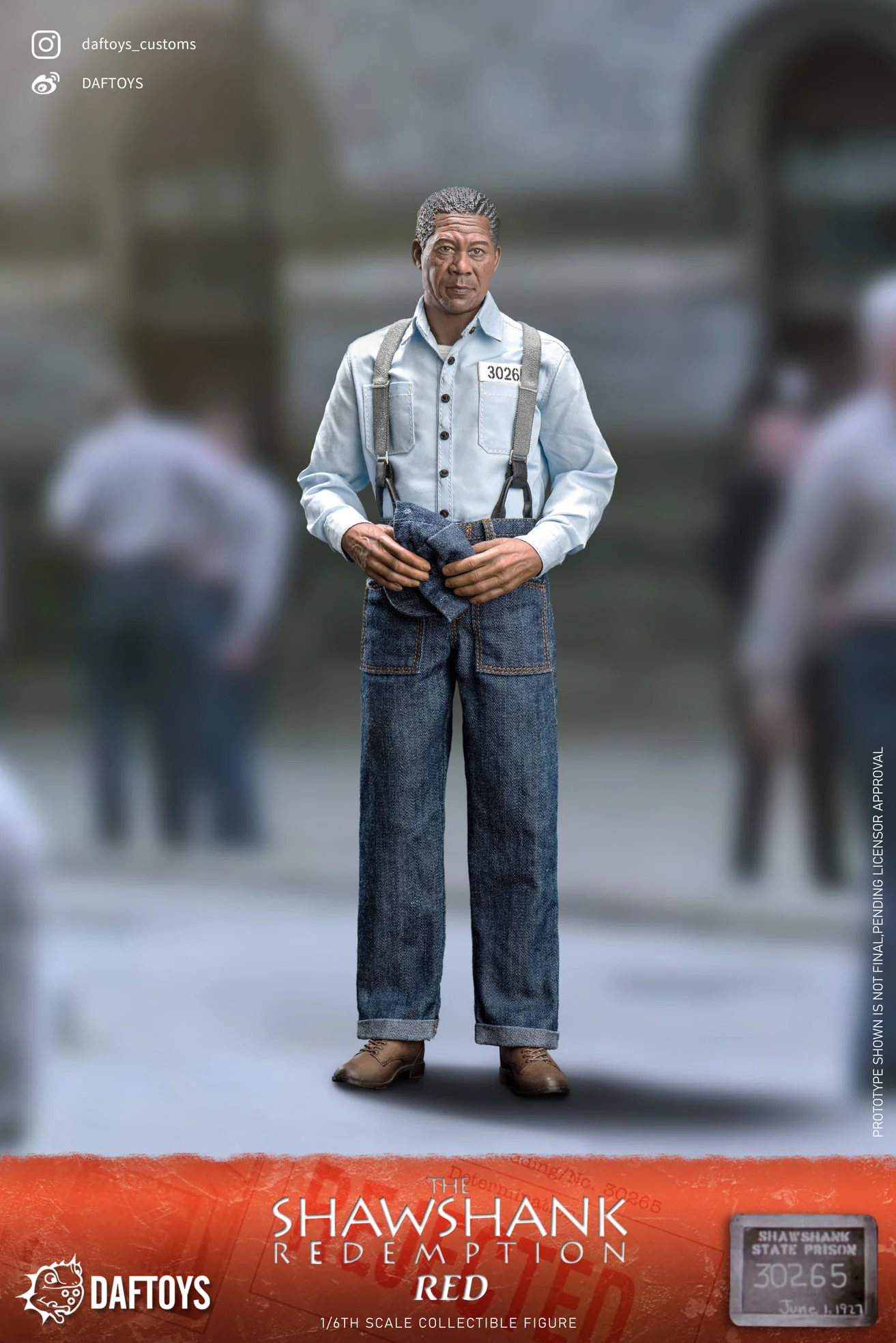 Daftoys F020 The Shawshank Redemption Ellis Boyd Redding (Red) 1/6 figure set - Image 7