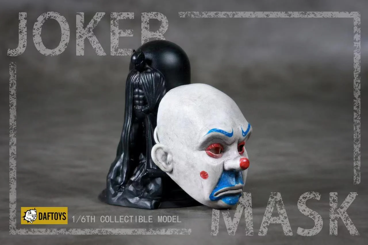 Preorder! Daftoys F025 1/6 Scale Set of 6 Joker Masks with Base - Image 3