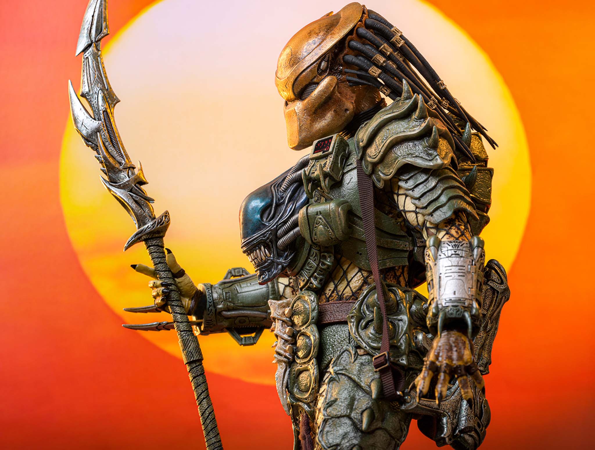 Preorder! Hot Toys CMS029B Predator 1/6th scale Broken Tusk Predator Collectible Figure (Special Edition) - Image 27