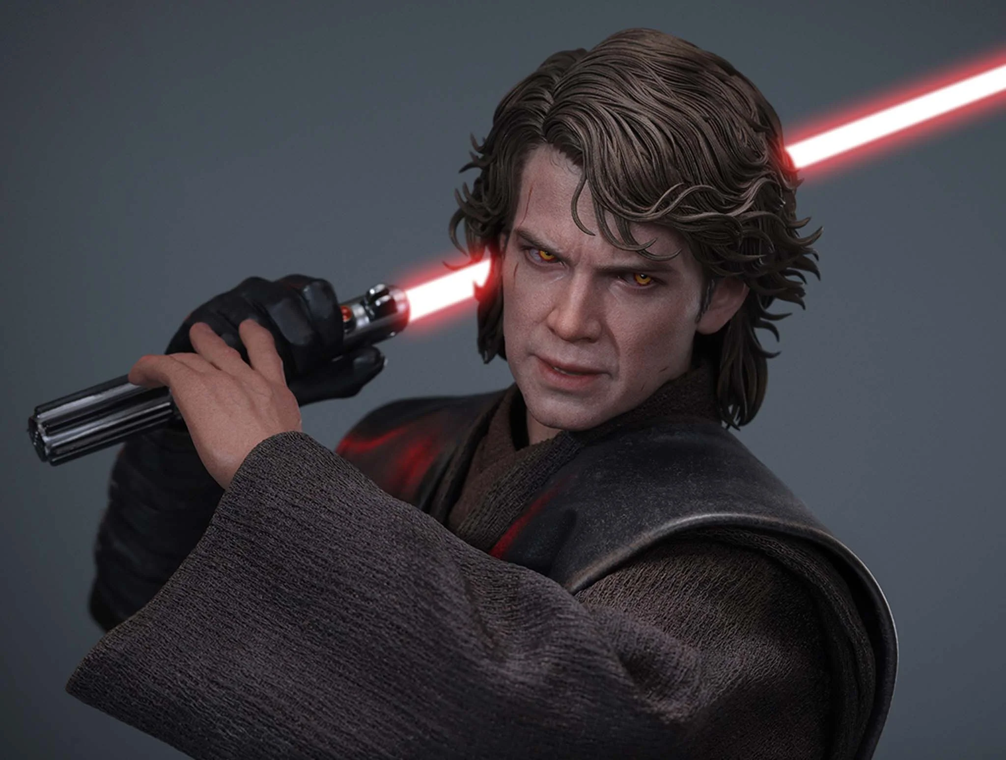 Preorder! Hot Toys MMS839 Star Wars: Revenge of the Sith 1/6th scale Anakin Skywalker Collectible Figure - Image 12