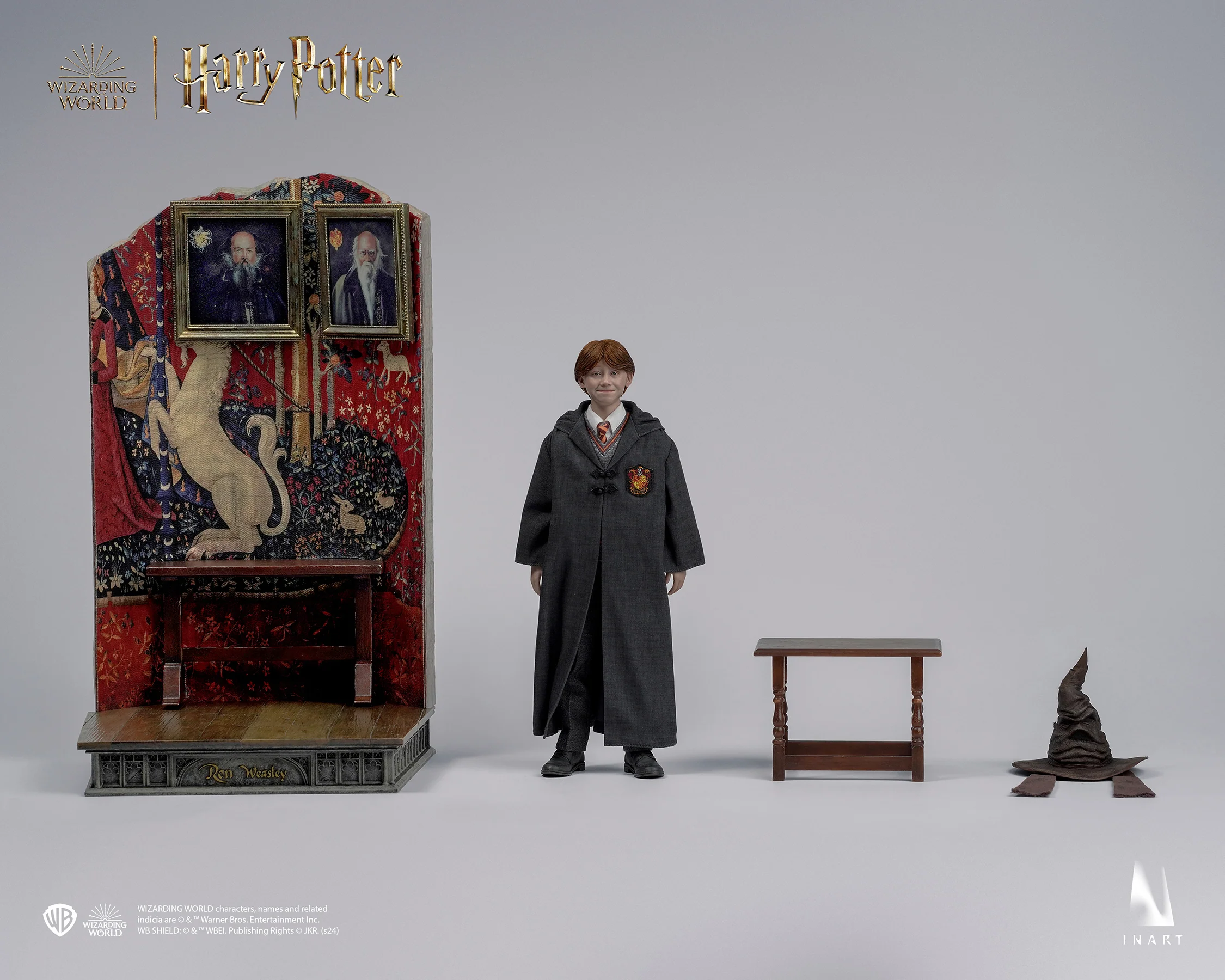 INART Harry Potter and the Philosopher's Stone - Ron Weasley 1/6 Collectible Figure Deluxe Version (Rooted Hair) - Image 11