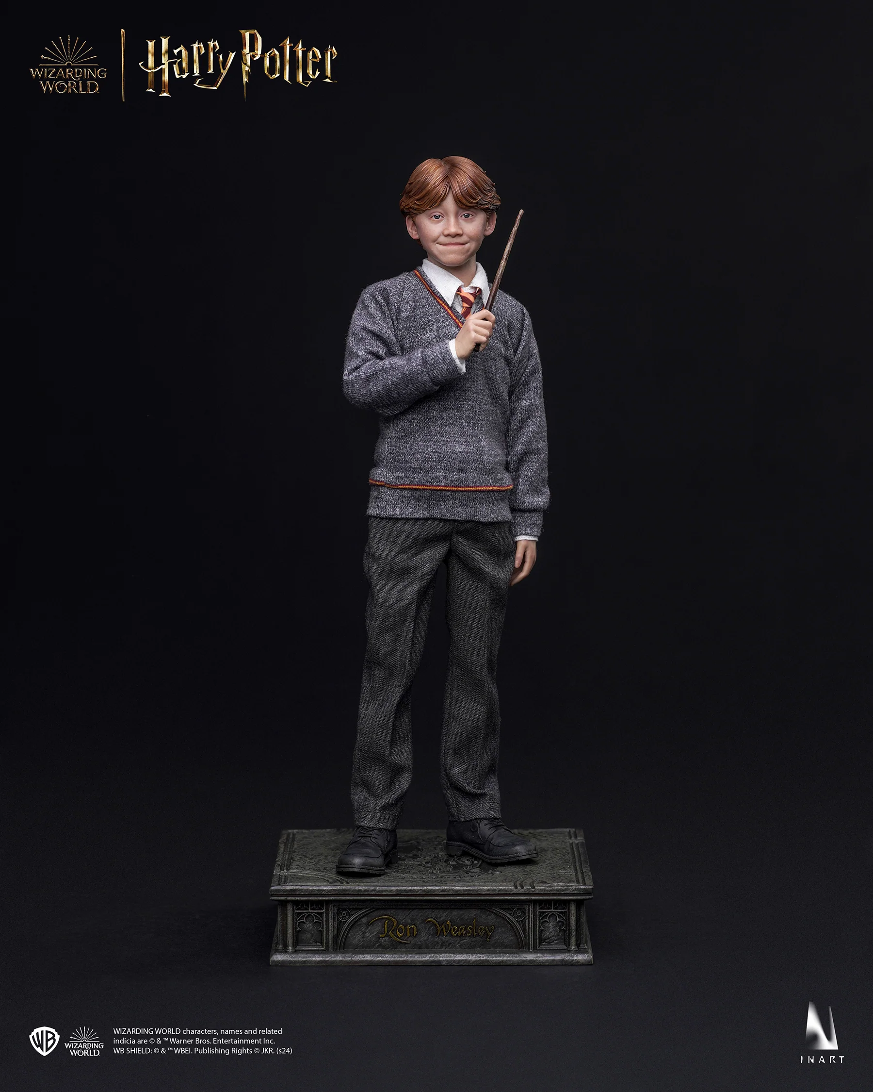 INART Harry Potter and the Philosopher's Stone - Ron Weasley 1/6 Collectible Figure Standard Edition (Sculpted hair) - Image 10