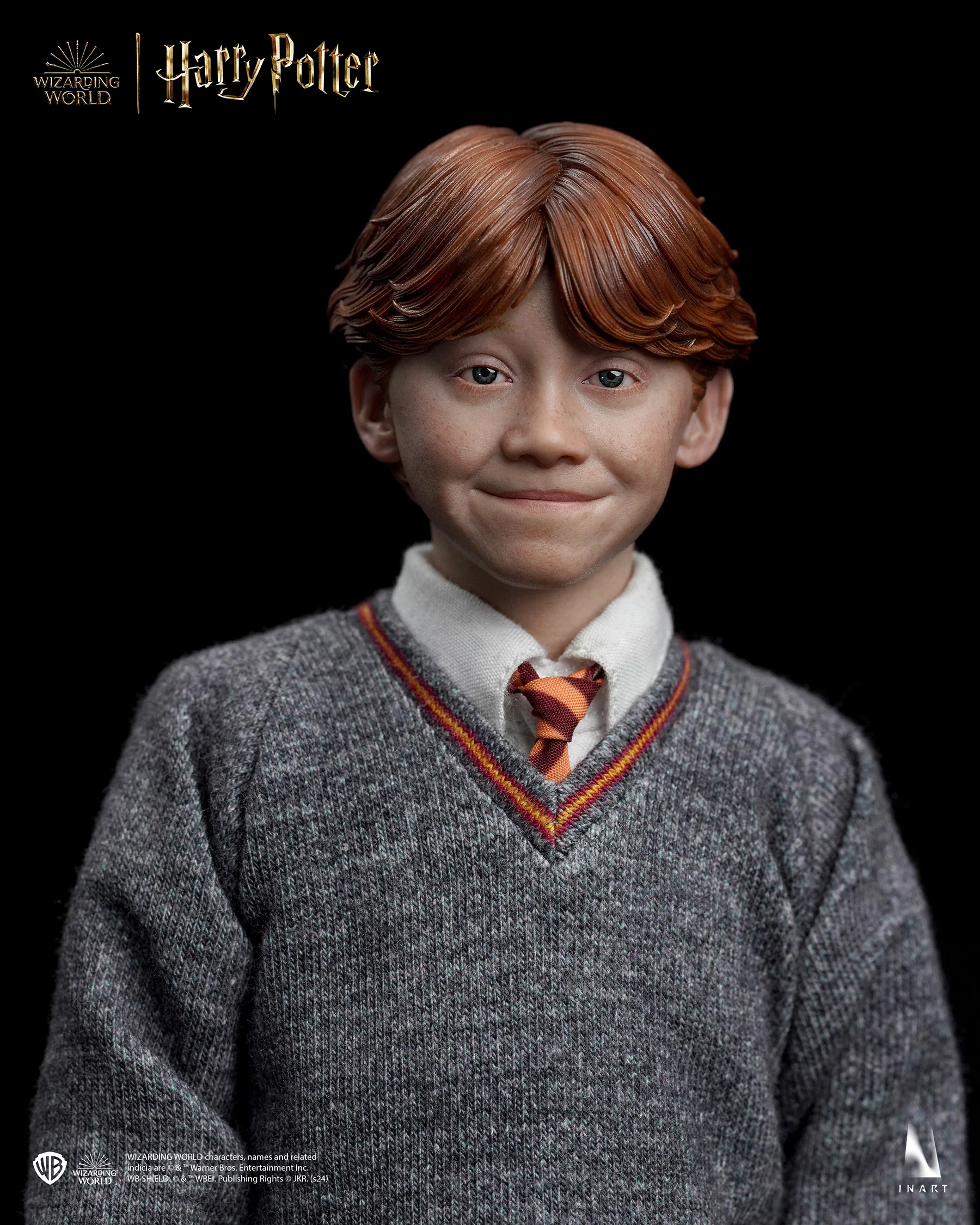 INART Harry Potter and the Philosopher's Stone - Ron Weasley 1/6 Collectible Figure Standard Edition (Sculpted hair) - Image 9