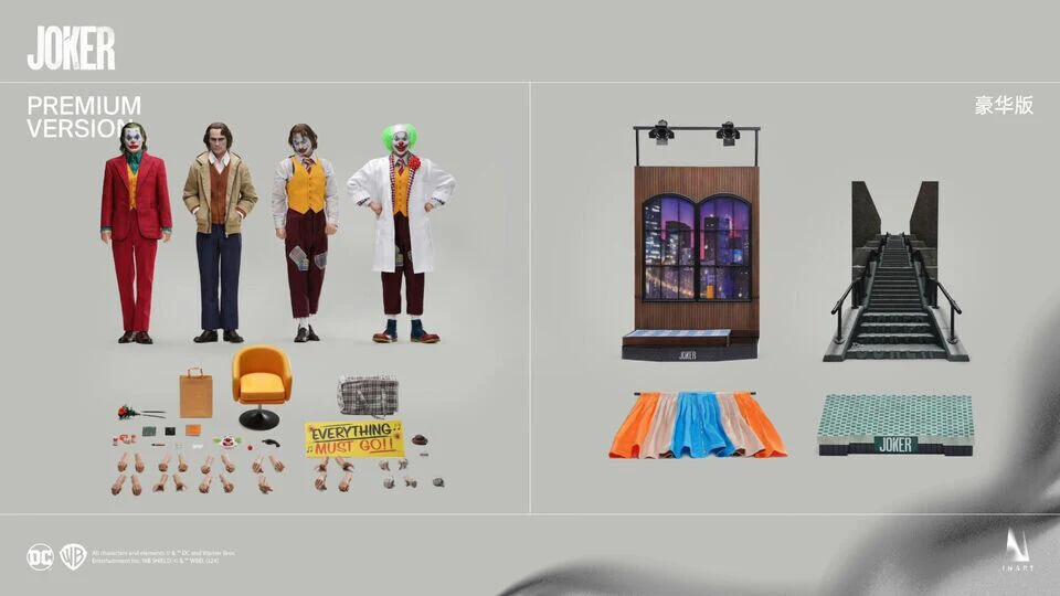 INART JOKER 2019 Joaquin Phoenix 1/6 Scale Collectible Figure Deluxe Version - Image 48