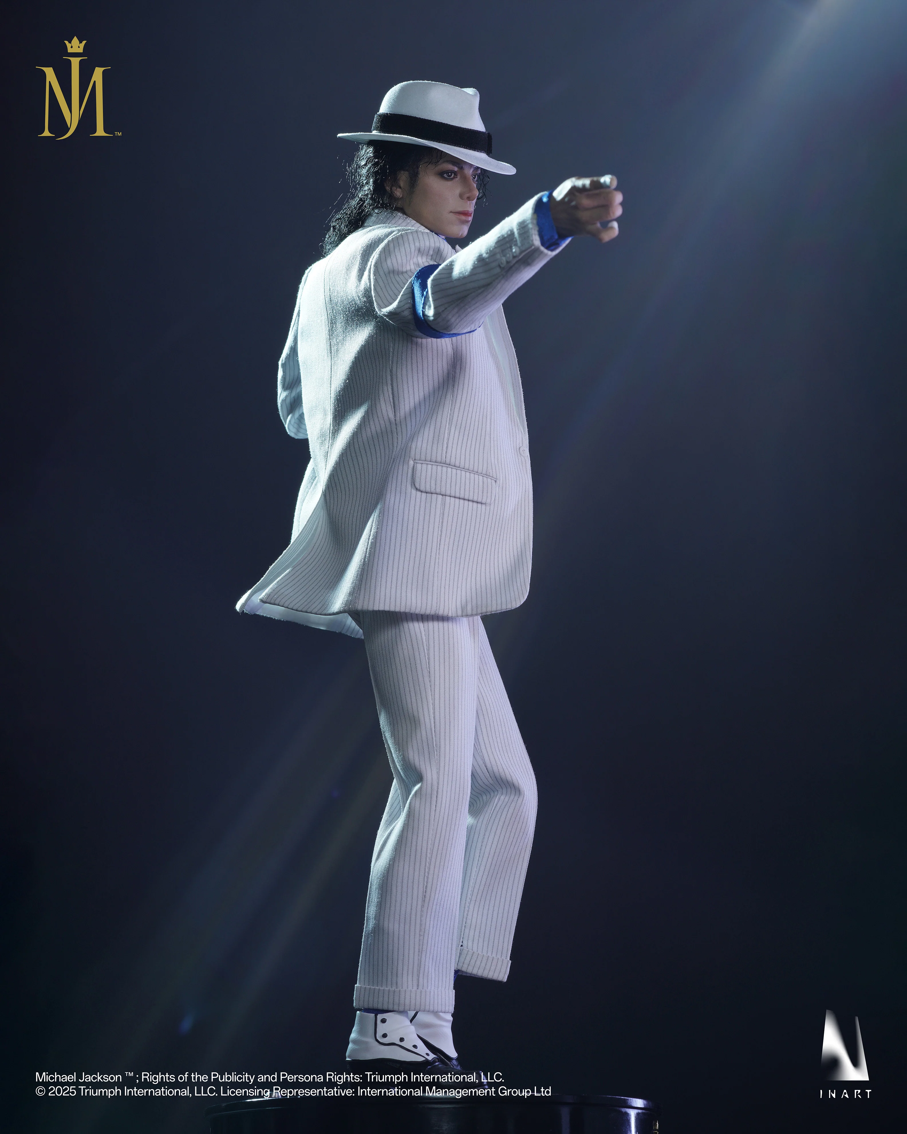 Preorder! INART Michael Jackson 1/6 scale Collectible Figure (Smooth Criminal Outfit) - Image 3