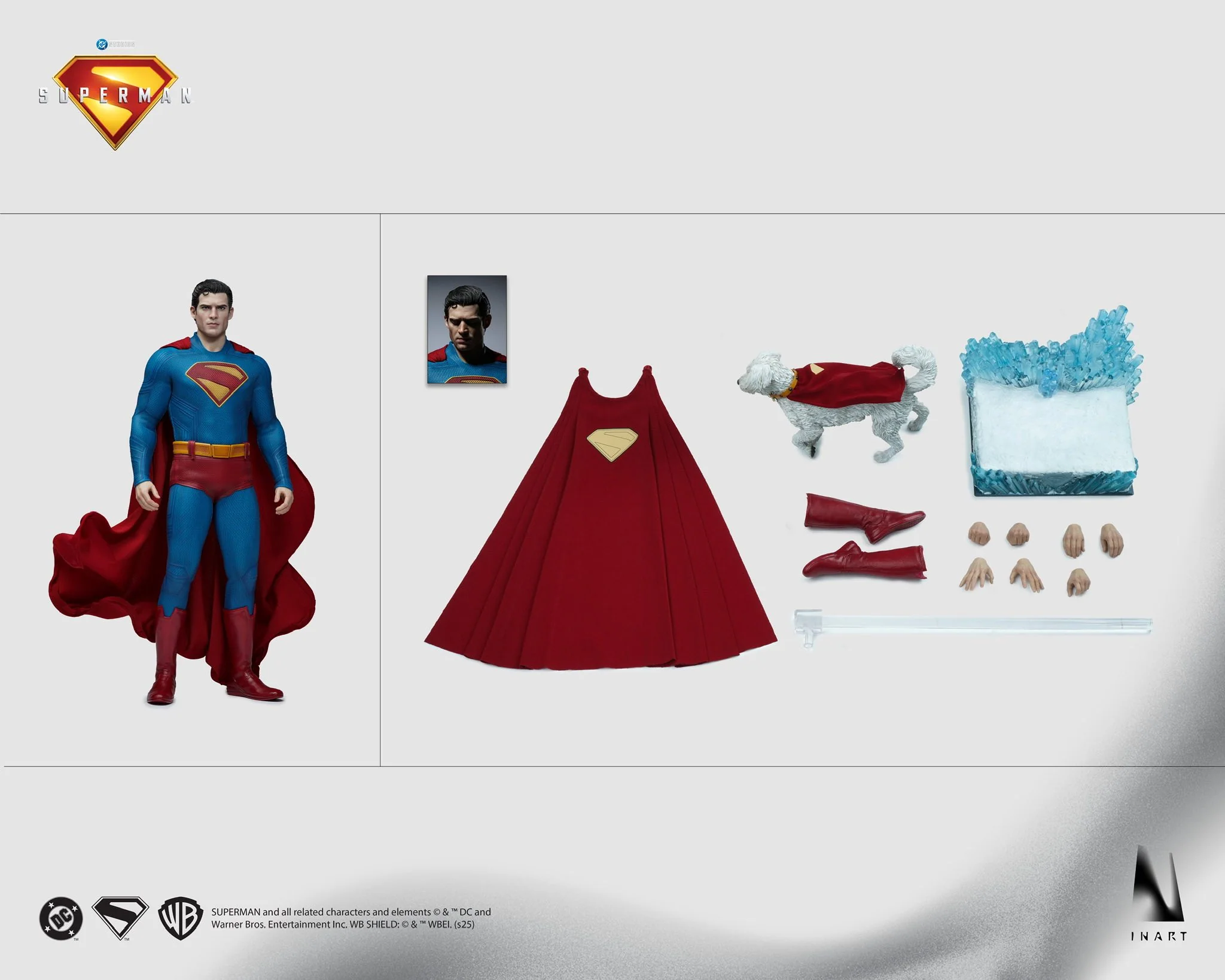 Preorder! INART Superman (2025) Superman 1/6 Scale Collectible Figure - Image 3