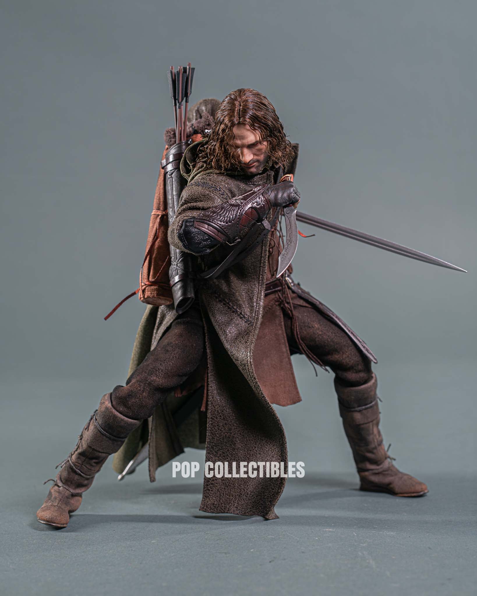 INART The Lord Of The Rings The Fellowship Of The Ring Aragorn 1/6th Scale Collectible Figure Premium Edition (Rooted Hair) - Image 3