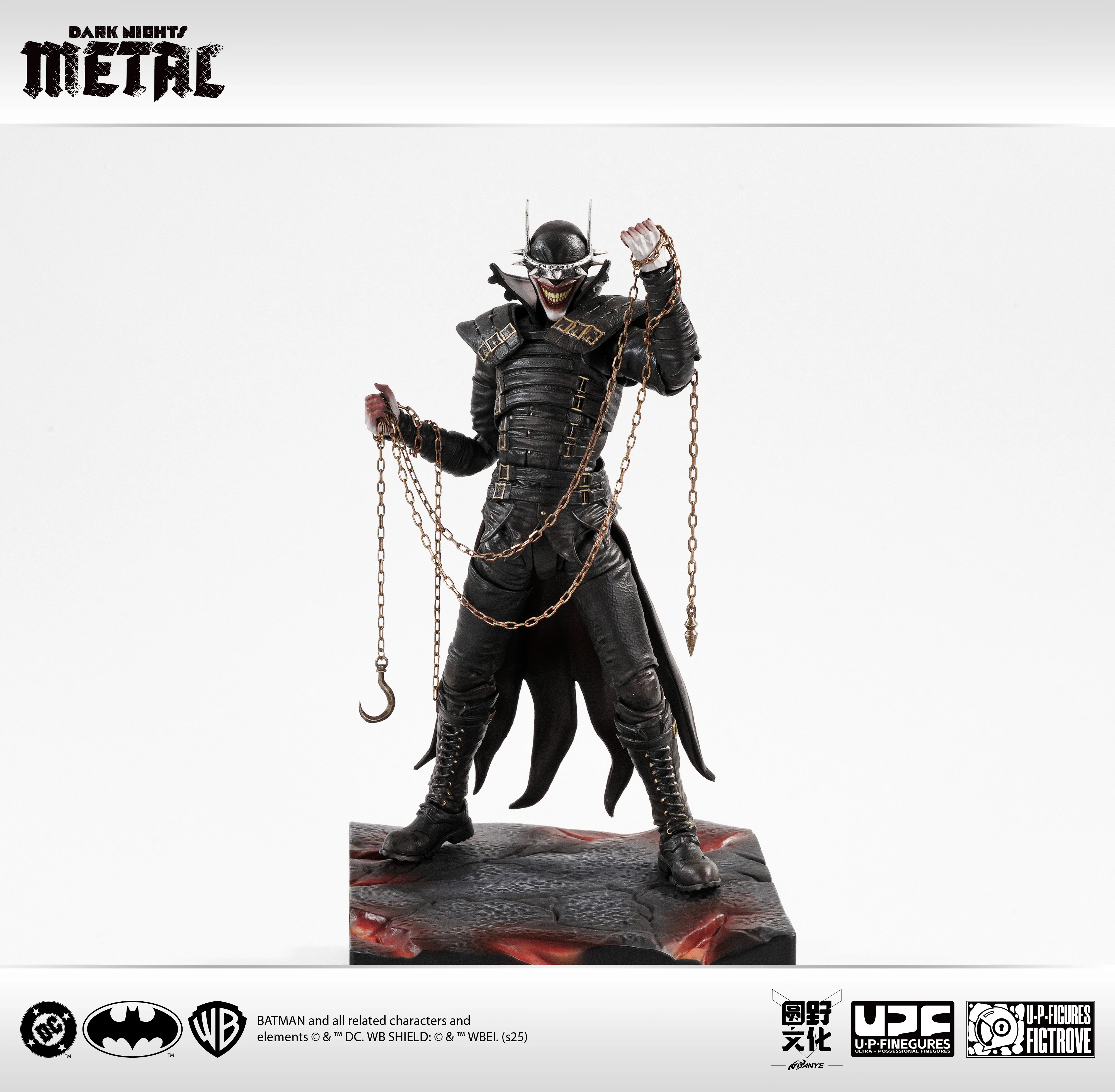 Preorder! Yuanye Culture X U-P-Finegures (LPZZ)「良品制造」The Batman Who Laughs (Dark Nights: Metal) 1/12 Scale Action Figure - Image 8