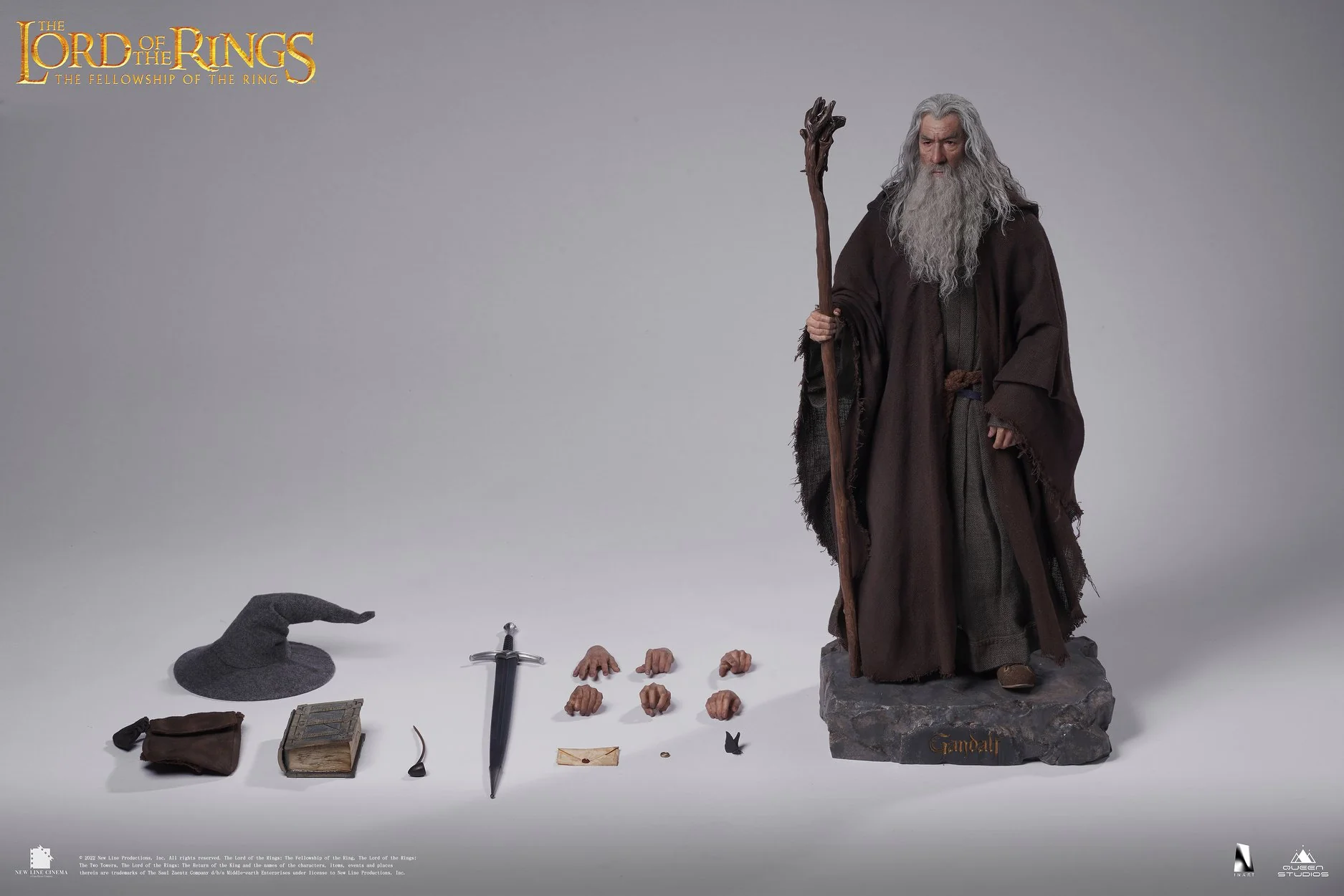Queen Studios INART Lord of The Rings Gandalf 1/6 Scale Collectible Figure - Image 11