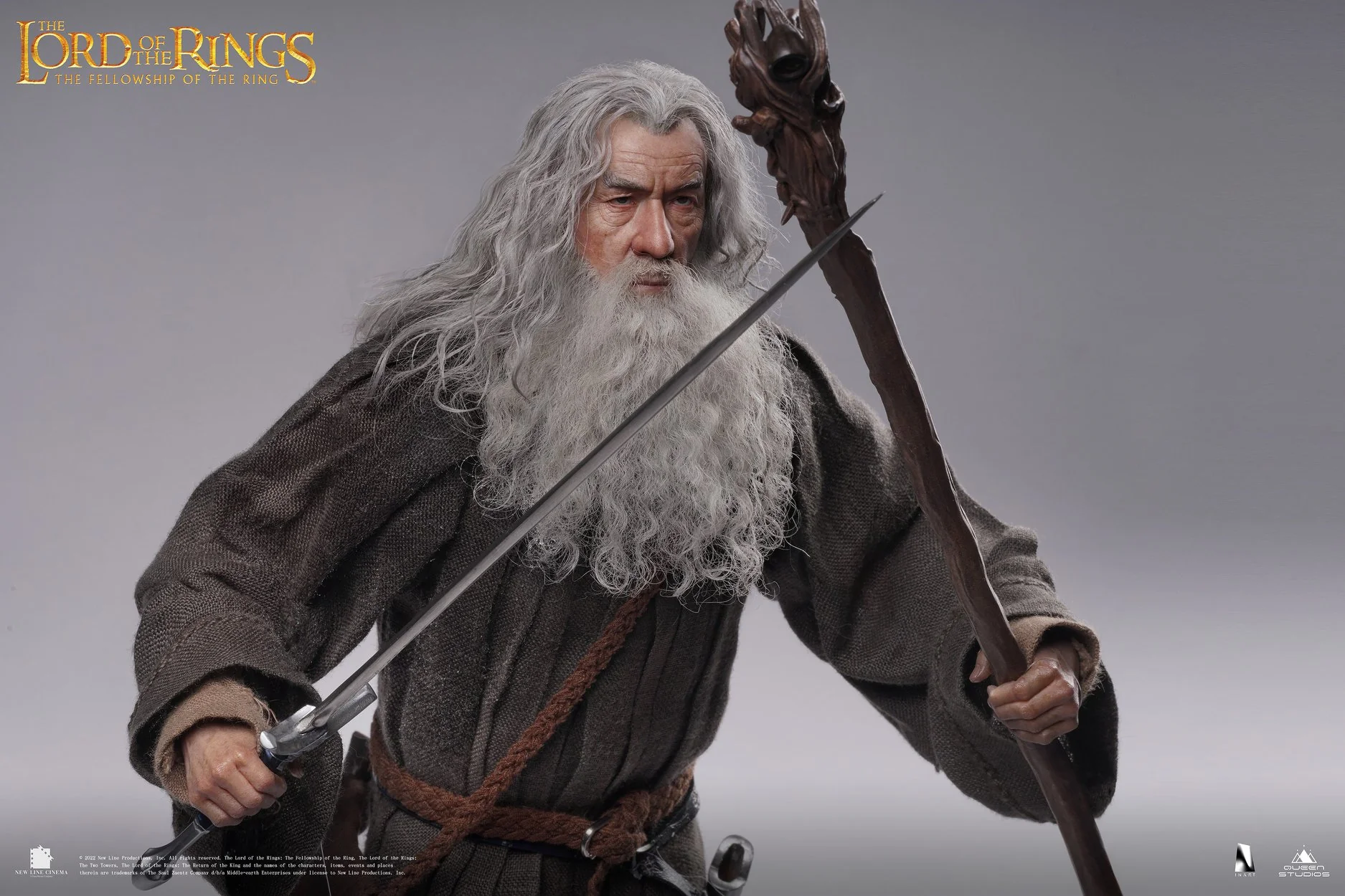 Queen Studios INART Lord of The Rings Gandalf 1/6 Scale Collectible Figure - Image 16