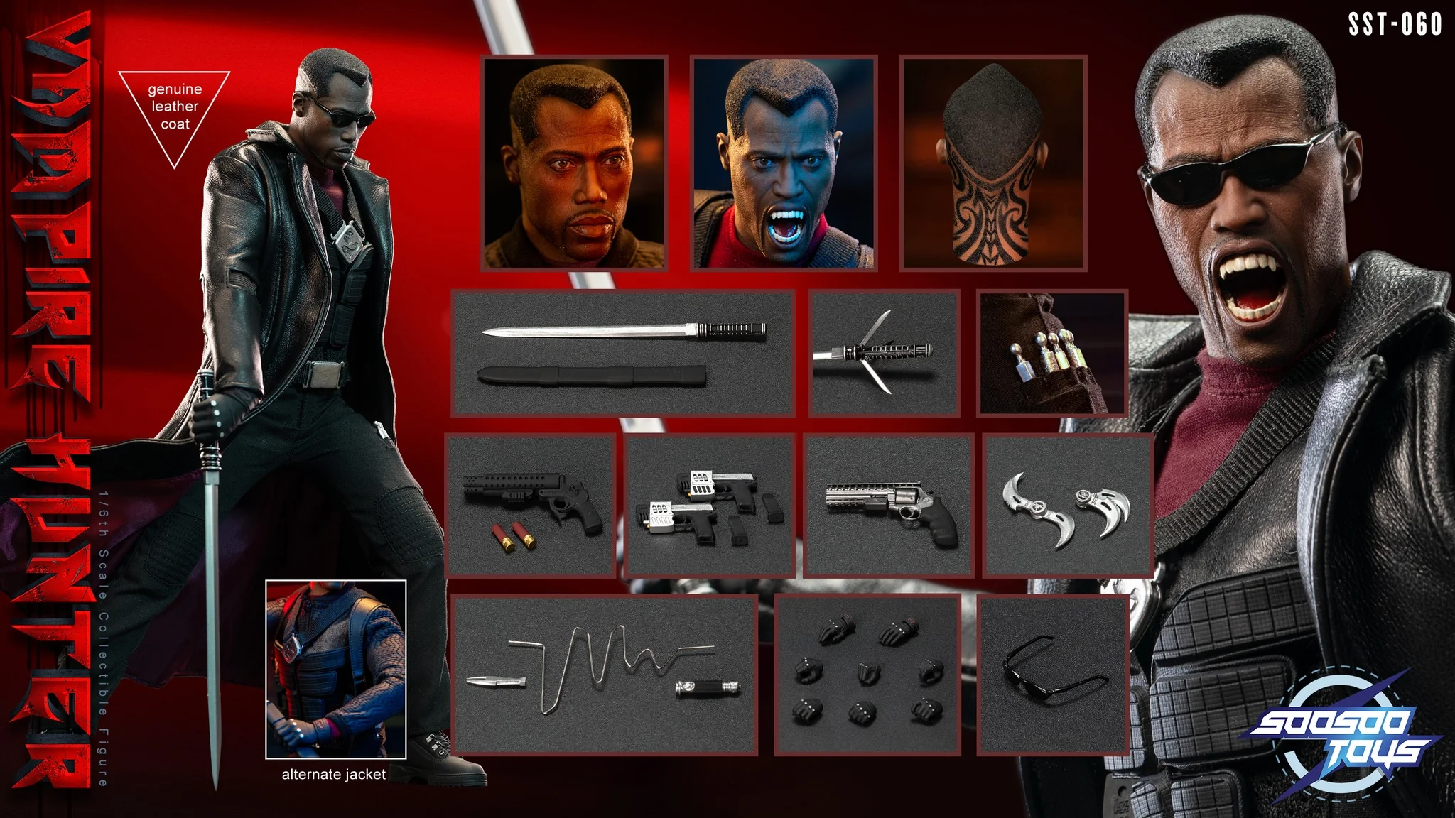 Soosootoys SST060 Vampire Hunter 1/6 Scale Collectible Figure - Image 16