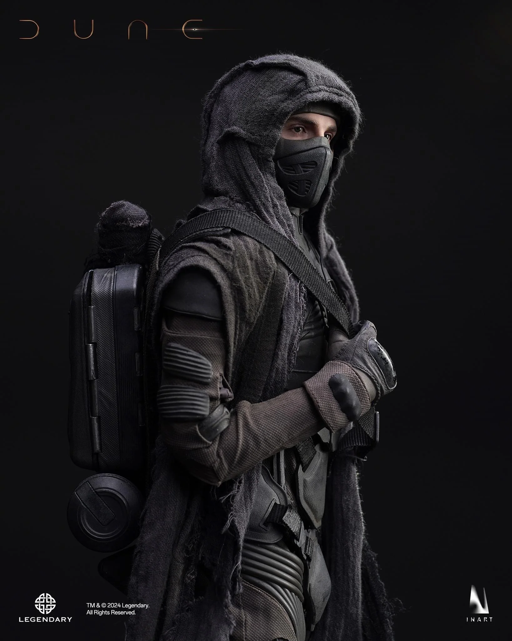 INART DUNE Paul Atreides Deluxe Edition 1/6 Collectible Figure (Rooted Hair) With Desert Mouse - Image 7